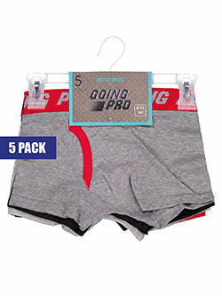Going Pro Boys' Boxer Briefs 5-Pack Set