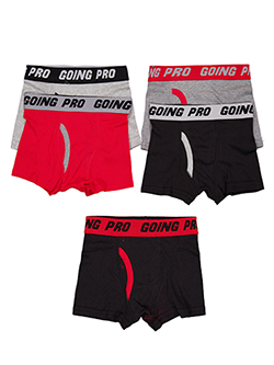 Going Pro Boys' Boxer Briefs 5-Pack Set
