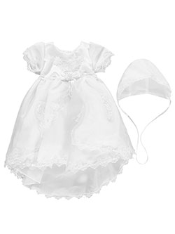 Chic 2-Piece Christening Outfit by Chic Baby in White