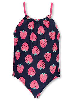 Girls' Strawberry 1-Piece Swimsuit by Carter's in Multi - $12.99