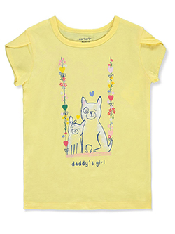 Girls' Daddy's Girl T-Shirt by Carter's in Yellow