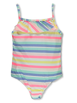 Horizontal Stripes 1-Piece Swimsuit by Carter's in Blue/multi
