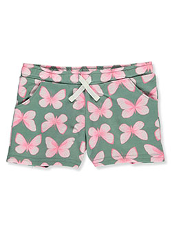 Girls' Butterfly Terry Shorts by Carter's in Olive