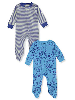 Baby Boys' 2-Pack Footed Coveralls by Carter's in Blue/multi
