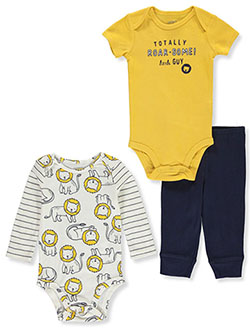 Baby Boys' Lion 3-Piece Layette Set by Carter's in Mustard