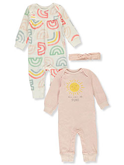 Baby Girls' 3-Piece Funshine Layette Set by Carter's in Pink/multi, Infants