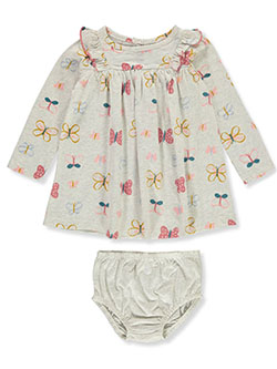 2-Piece Floral Dress Set Outfit by Carter's in Gray multi, Infants