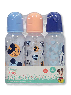 Mickey Mouse Oh Boy 3-Pack Baby Bottles by Disney in Multi