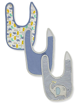 Baby Boys' 3-Pack Bibs by Buttons & Stitches in Blue