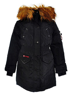 Canada Weather Gear Pocket Trim Insulated Parka by Canada Wear in Black