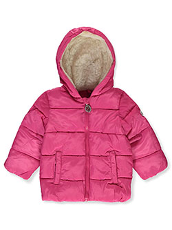 Baby Girls' Puffer Jacket by DKNY in Fuchsia, Infants
