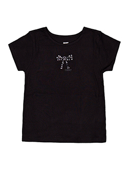 DKNY Girls' Gem Bow T-Shirt