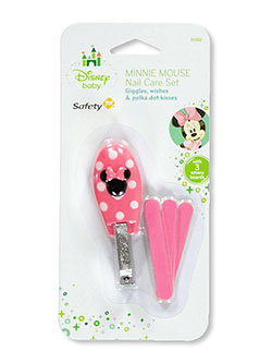 "Polka Dot Kisses" 4-Piece Nail Care Set by Disney in Pink, Infants