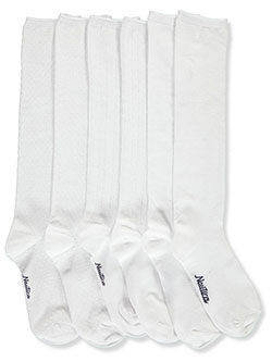 Girls' 3-Pack Knee Socks by Nautica in White