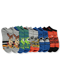 Boys' 5-Pack Ankle Socks by Disney Pixar in Gray