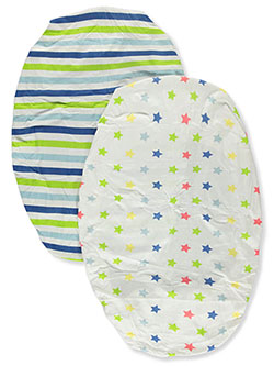 2-Pack Fitted Crib Sheets by Everyday Kids, Infants