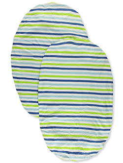 2-Pack Fitted Crib Sheets by Everyday Kids, Infants