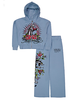 Girls' Ed Hardy Hoodie and Pants Set