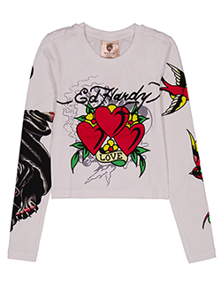 Girls' Ed Hardy Eternal Love Long Sleeve Tee