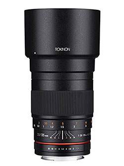 135mm F2.0 ED UMC Telephoto Lens for Sony E-Mount by Rokinon