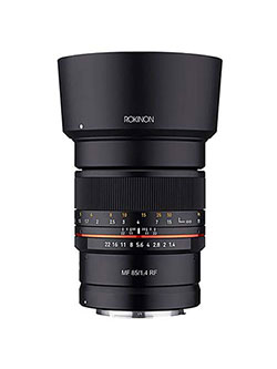 ROKINON 85mm F1.4 Weather Sealed High Speed Telephoto Lens for Canon R Mirrorless Cameras by Rokinon, Toys