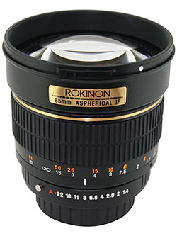 85M-P 85mm f/1.4 Aspherical Lens for Pentax by Rokinon