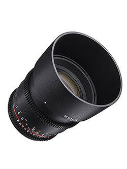 Cine DS DS85M-N 85mm T1.5 AS IF UMC Full Frame Cine Fixed Lens for Nikon by Rokinon