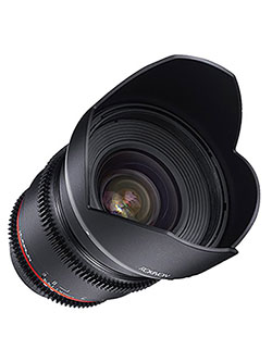 DS16M-MFT 16mm T2.2 Cine Wide Angle Lens for Olympus and Panasonic Micro Four Thirds by Rokinon