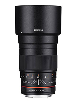 135mm f/2.0 ED UMC Telephoto Lens for Nikon Digital SLR Cameras by Samyang
