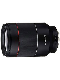 SYIO3514-E AF 35mm f/1.4 Auto Focus Wide Angle Full Frame Lens for Sony FE Mount, Black by Samyang - $599.00