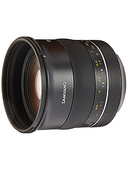 SYXP85-C XP 85mm f/1.2 High Speed Lens for Canon EF with Built-in AE Chip, Black by Samyang, Toys