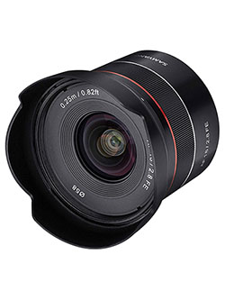SYIO18AF-E AF 18mm F2.8 Wide Angle auto Focus Full Frame Lens for Sony E Mount, Black by Samyang - $399.00