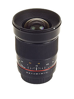 SY24M-O 24mm Wide Angle Lens for Olympus by Samyang in Black, Toys
