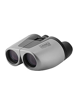 15-50x28 Compact Zoom Binoculars, Silver by Coleman in Silver