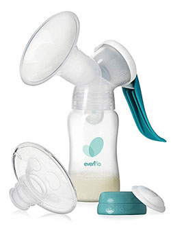 Advanced Manual Breast Pump by Evenflo in White/multi, Infants