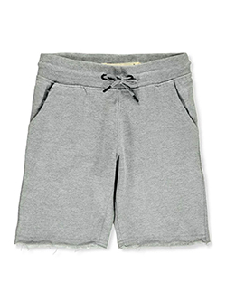 French Terry Drawstring Shorts by Evolution in Design in black, heather gray, royal blue and more