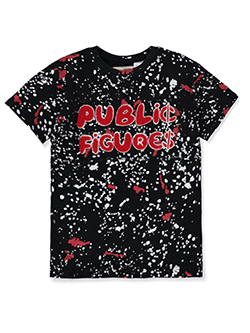 Boys' Public Figure T-Shirt by FWRD in black, fuchsia, royal blue and timber, Sizes 8-20