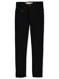 Boys' Jeans by Evolution In Design in jet black and red