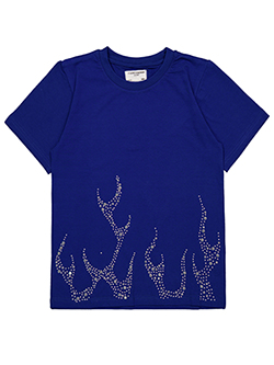 FWRD Boys' Studded Flame Decal Graphic T-Shirt