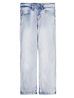 FWRD Boys' Denim Baggy Jeans with Stud Details