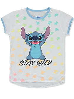 Disney Lilo & Stitch Girls' T-Shirt by Extreme Concepts in White