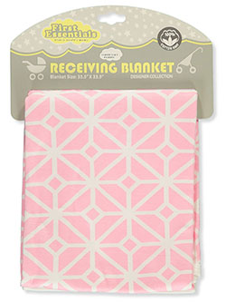 Firs Essentials Baby Girls' Receiving Blanket by First Essentials in Pink