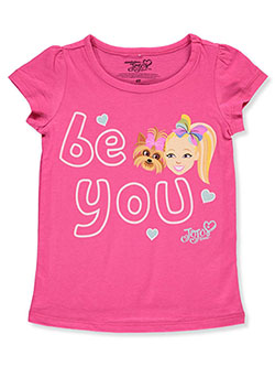 Nickelodeon Jojo Siwa Girls' Be You T-Shirt by Jojo Siwa in Fuchsia/multi - T-Shirts