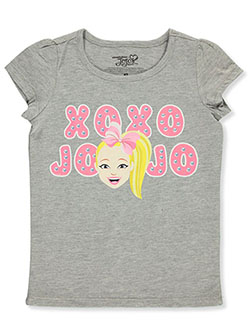 Nickelodeon Jojo Siwa Girls' XOXO T-Shirt by Jojo Siwa in Gray multi - T-Shirts
