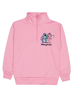 Disney Stitch Girls' Stitch and Angel Graphic Sweatshirt Set