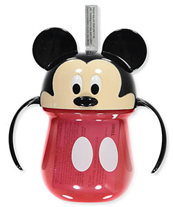 Mickey Mouse Straw Sipper Cup with Handles by Disney in Red - $7.99