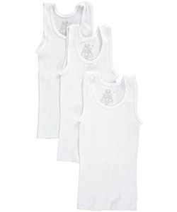 Boys' 3-Pack A-Shirts by Fruit of the Loom in White