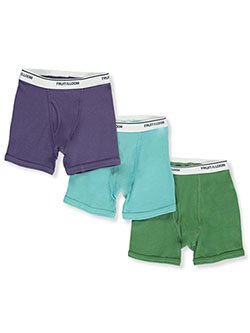 Boys' 3-Pack Boxer Briefs by Fruit of the Loom in Multi