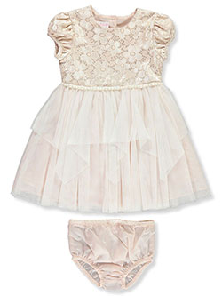 Girl Dress Bolero Outfit Short Sleeve Textured Bow Stripes Top Party Skirt 1-14Y