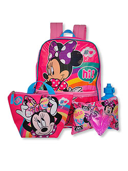 Minnie Mouse 5-Piece Backpack & Accessories Set by Disney in Pink/multi